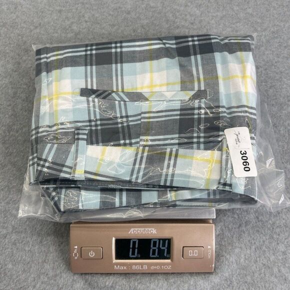 IJP Ian Poulter Designs Plaid Shorts Size 34 x 10 Golf Casual Colors Blue White - Picture 10 of 11